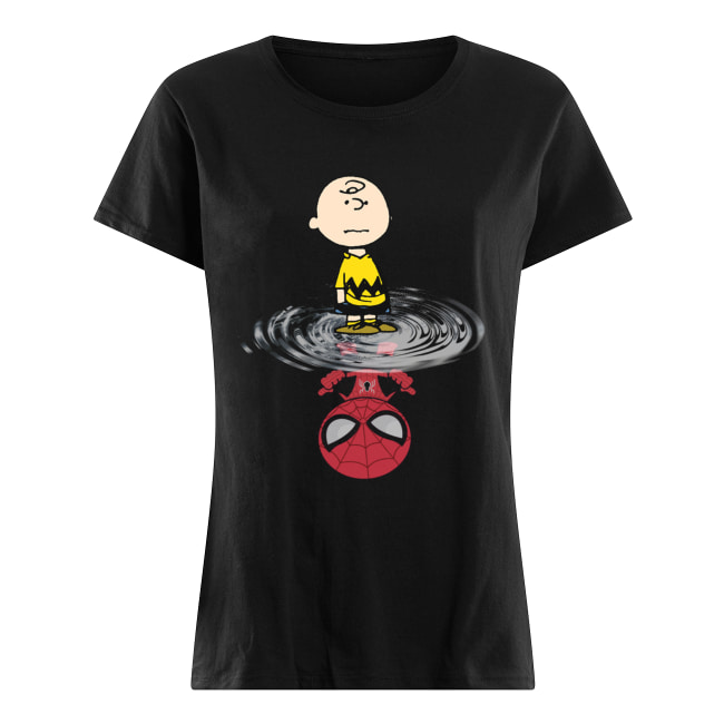 Charlie Brown and Spider-man Classic Women's T-shirt