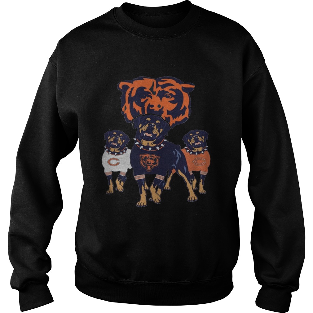 Chicago Bears Rottweiler Dog Shirt Sweatshirt