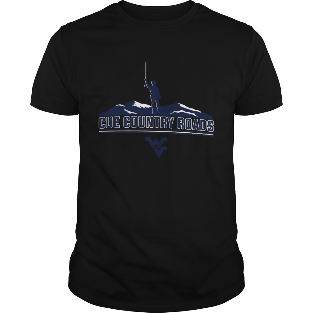 Cue Country Roads Mountaineers shirt