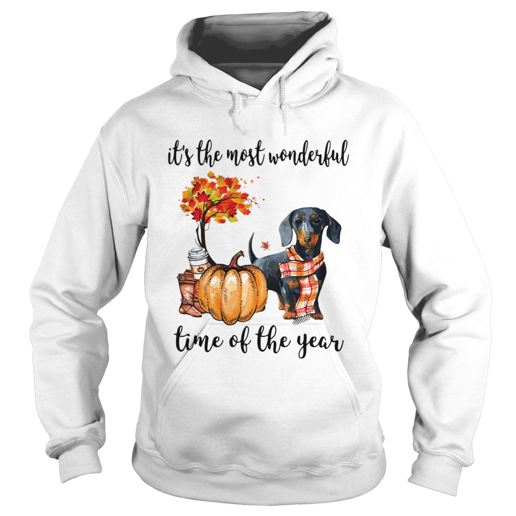 Dachshund its the most wonderful time of the year Hoodie