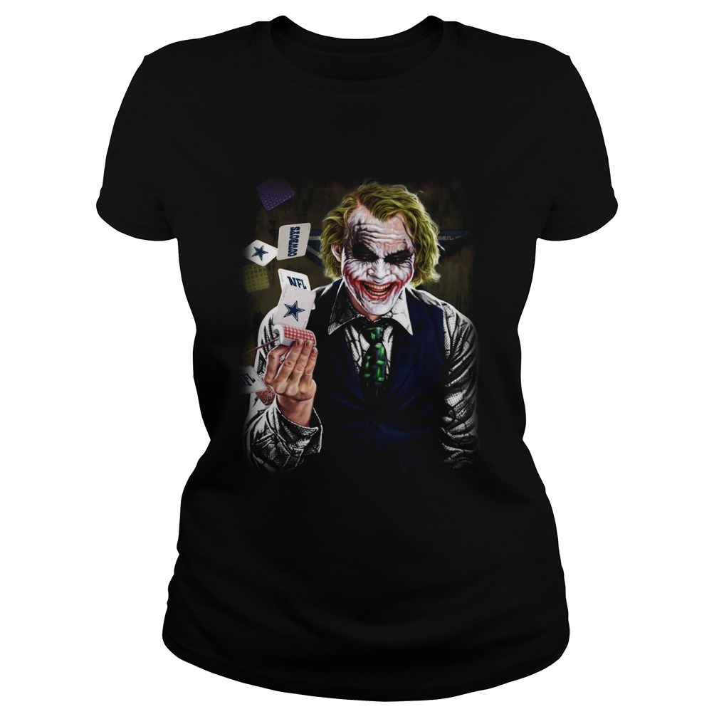 Dallas Cowboys Joker Poker Shirt Classic Ladies