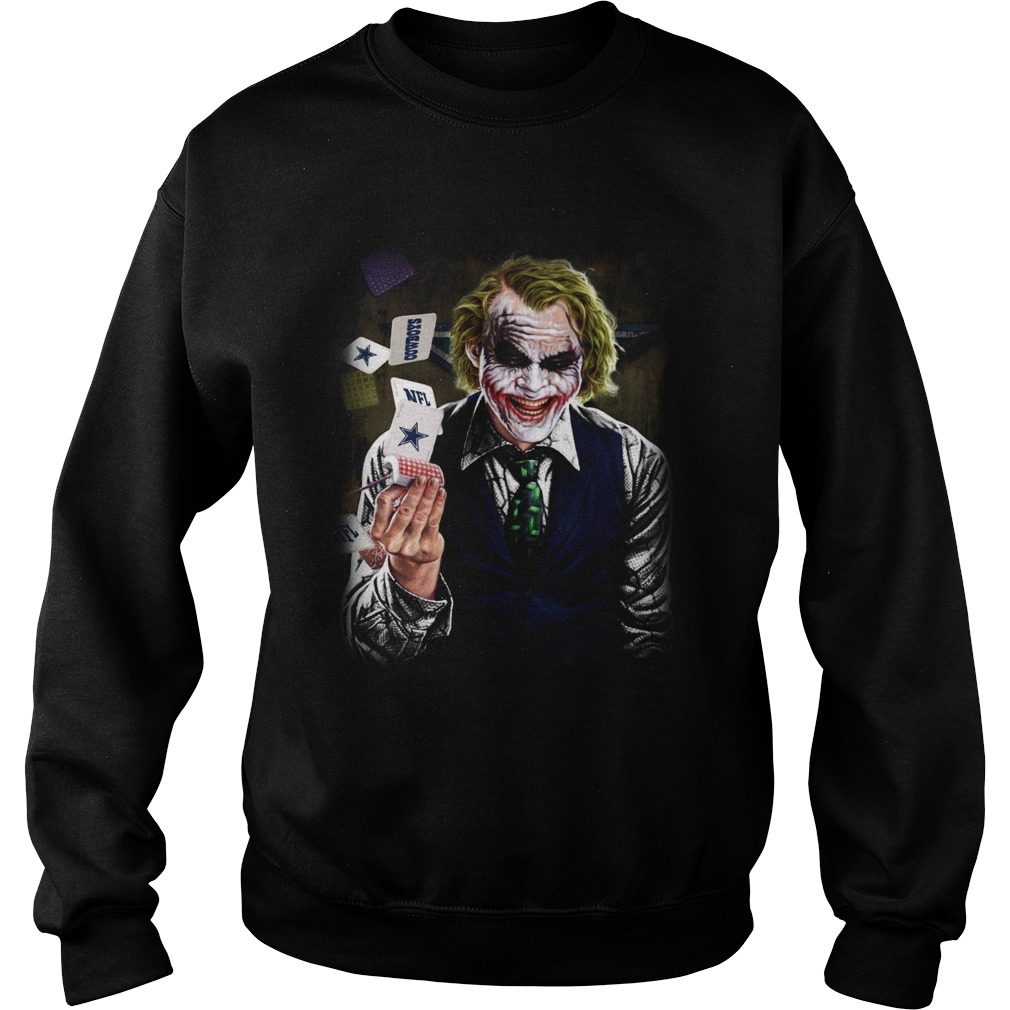 Dallas Cowboys Joker Poker Shirt Sweatshirt