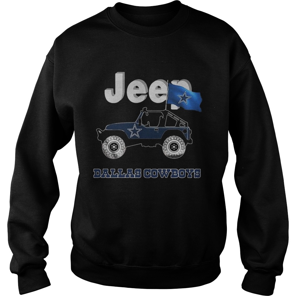 Dallas Cowboys flag Jeep Sweatshirt