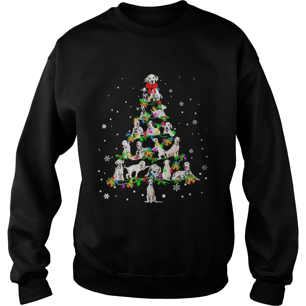 Dalmatian Light Christmas tree Sweatshirt