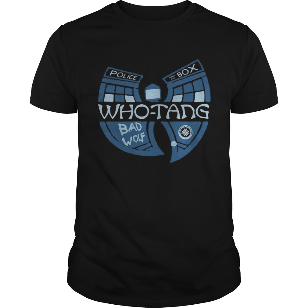 Doctor Who Whotang clan Bad Wolf shirt