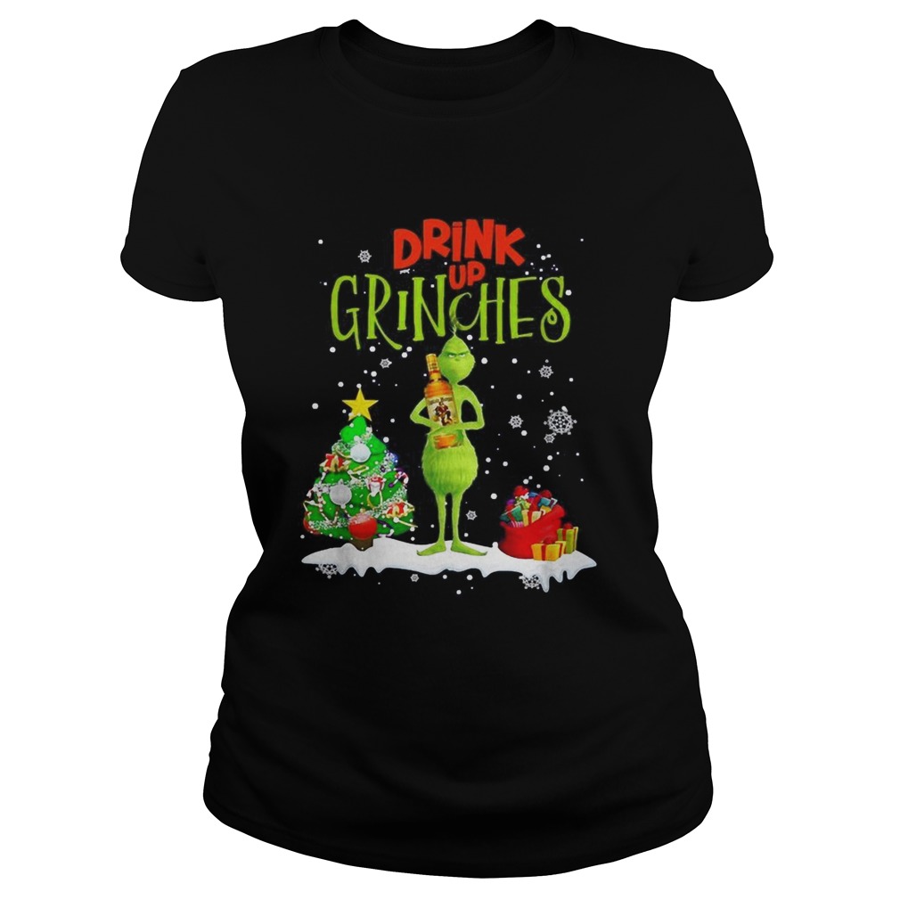 Drink up Grinches Christmas Captain Morgan Classic Ladies