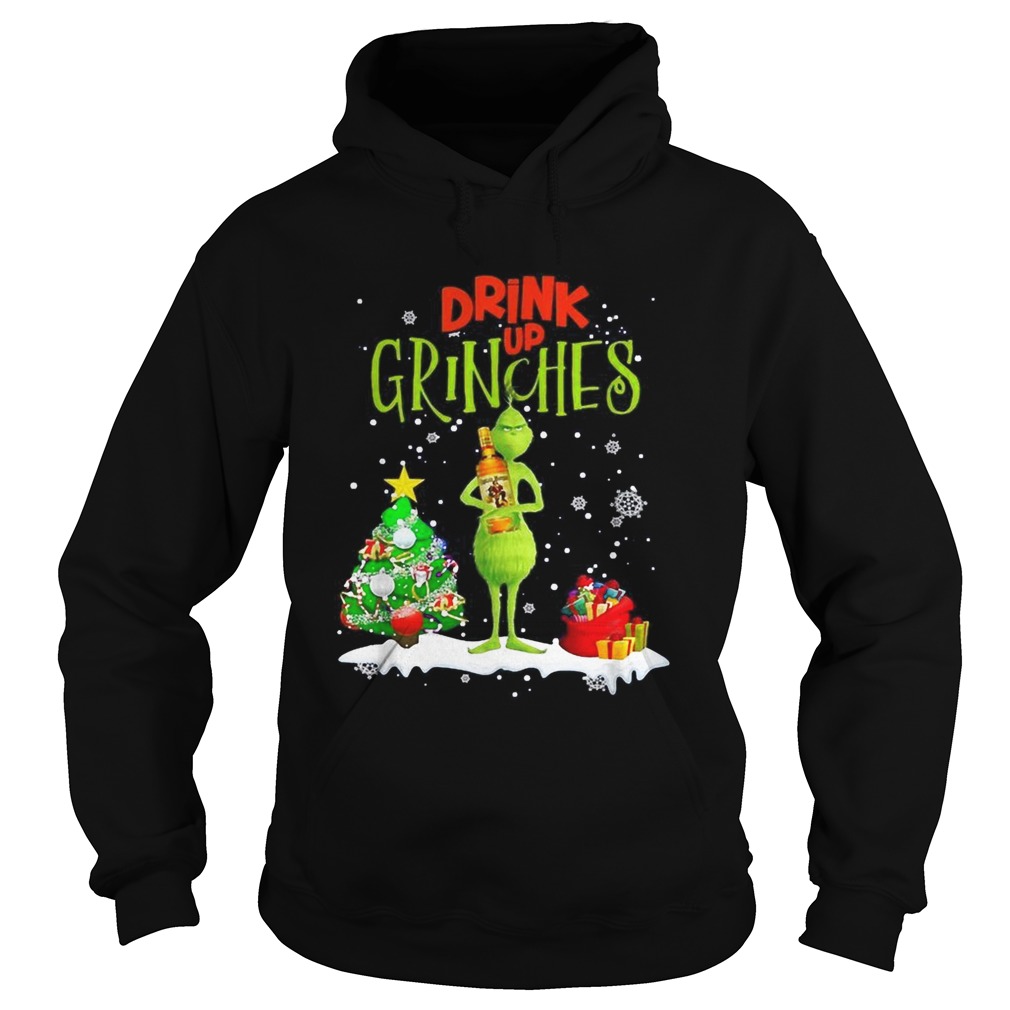 Drink up Grinches Christmas Captain Morgan Hoodie