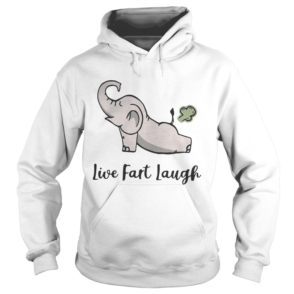 Elephant live fart laugh Hoodie