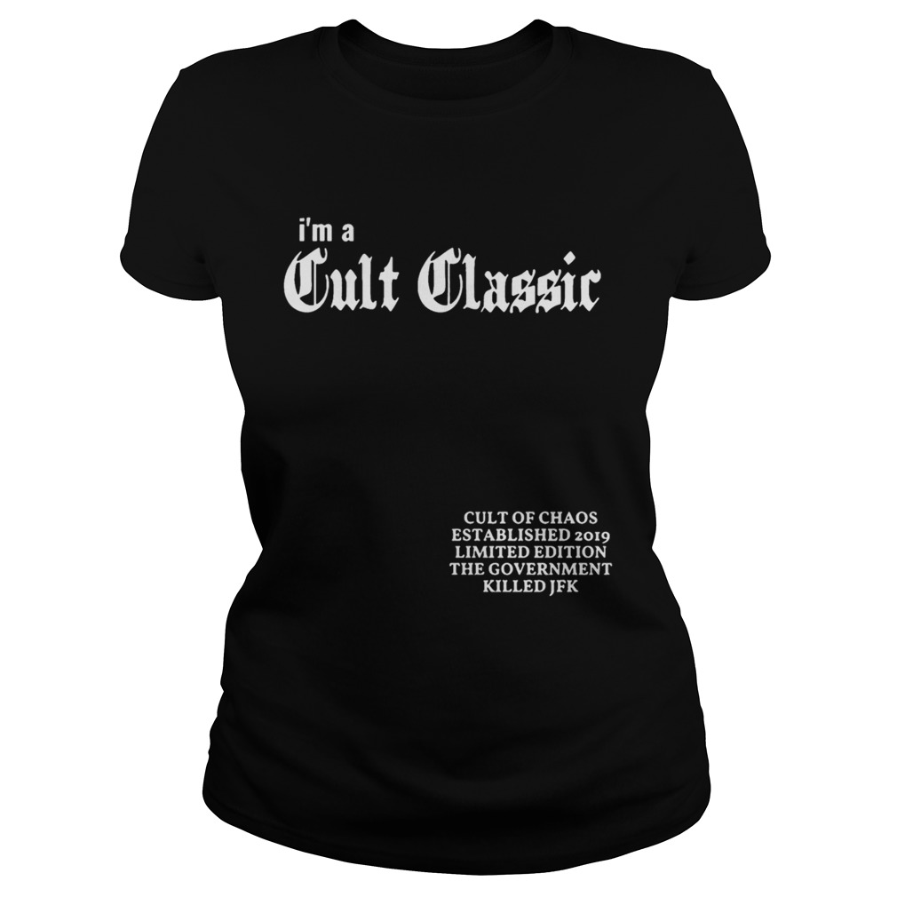 Elijah Daniel Cult Of Chaos Im A Cult Classic Shirt Classic Ladies