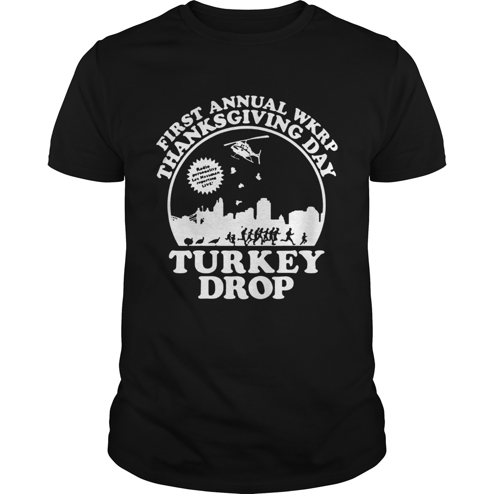 First Annual Wkrp Thanksgiving Day Turkey Drop Shirt