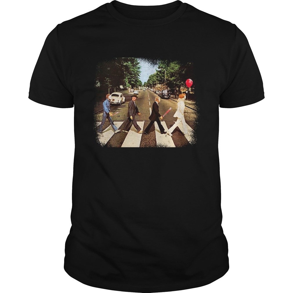 Freddy Krueger Michael Myers Jason Voorhees Abbey Road shirt
