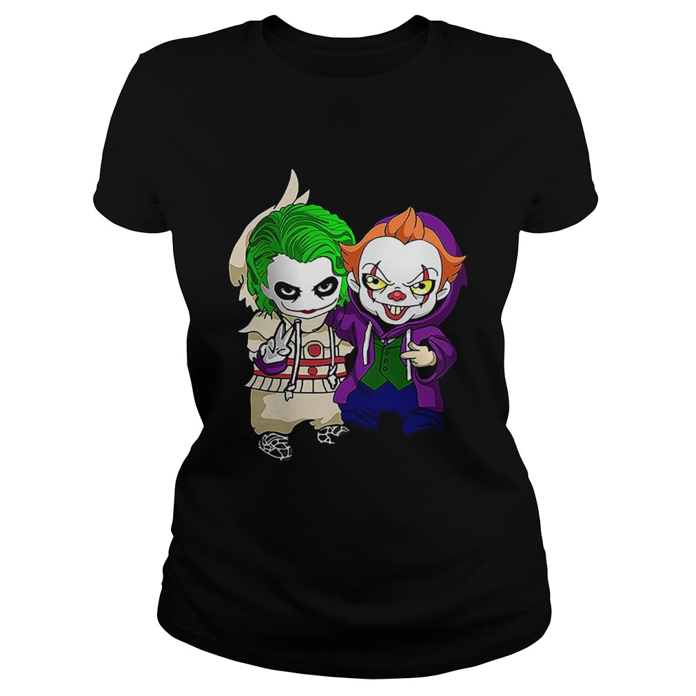 Friends Joker and Pennywise funny costume Classic Ladies