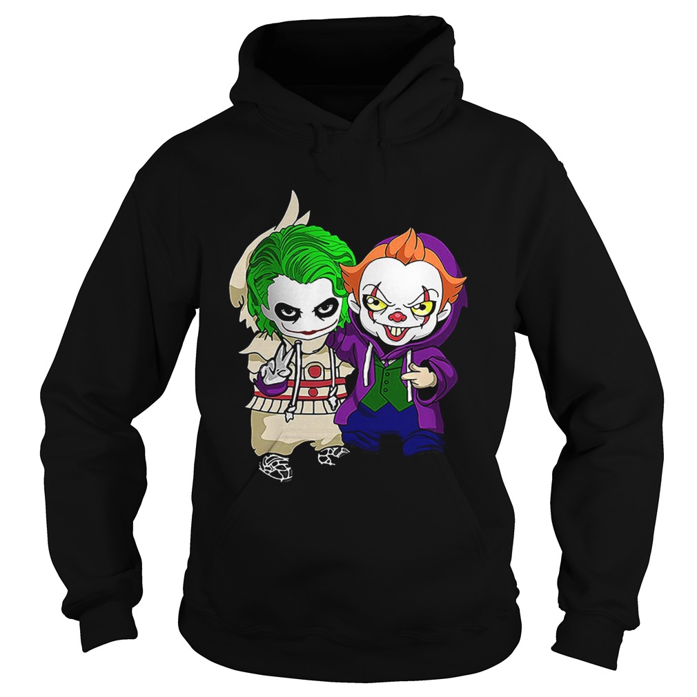 Friends Joker and Pennywise funny costume Hoodie