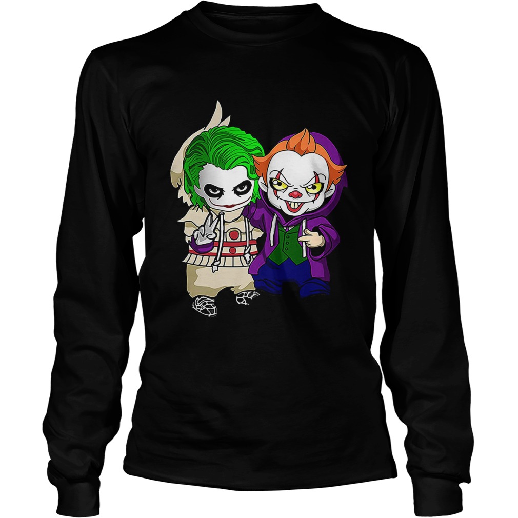 Friends Joker and Pennywise funny costume LongSleeve