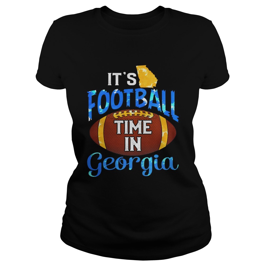 Georgia Football Time UGA Womens Mom TShirt Classic Ladies