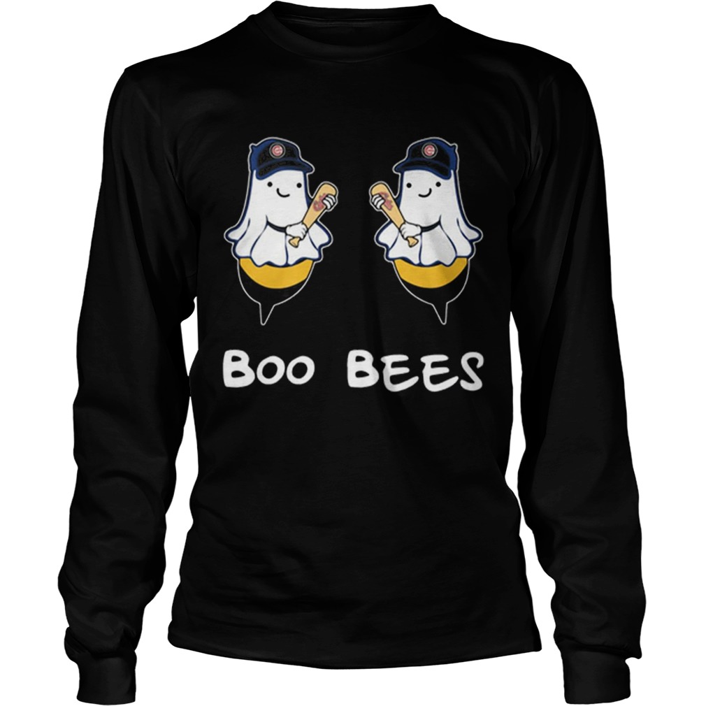 Ghost Boo Bees Chicago Cubs LongSleeve