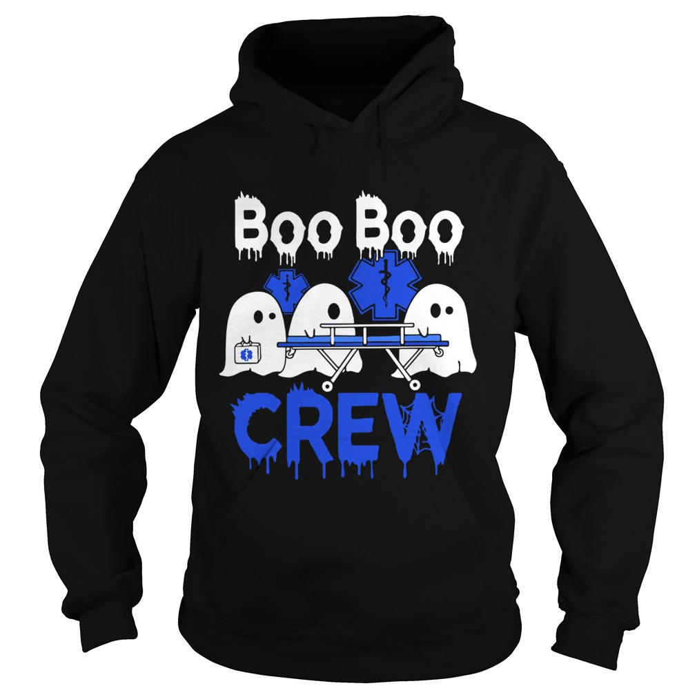 Ghost nurse boo boo crew Hoodie