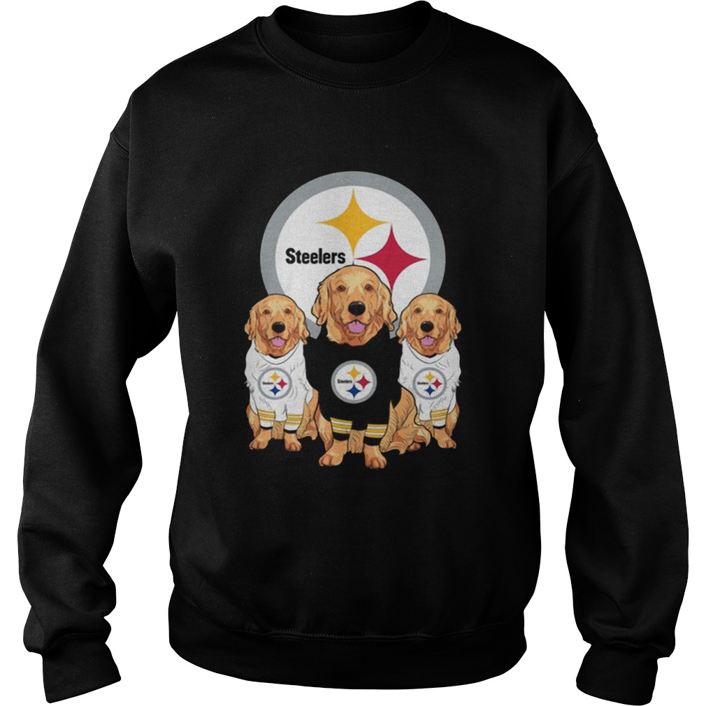 Golden Retriever Pittsburgh Steelers Shirt Sweatshirt