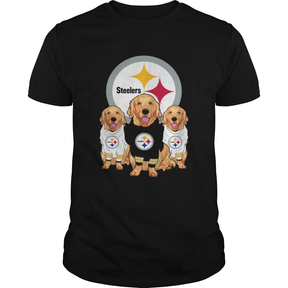 Golden Retriever Pittsburgh Steelers Shirt