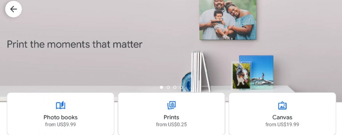 Google Photos may soon add same day Photo Prints at Walmart and CVS and large Canvas Prints for walls