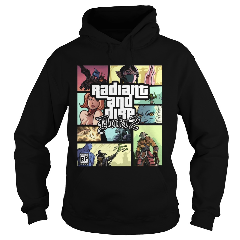 Grand Theft Radiant and Dire Dota 2 Hoodie