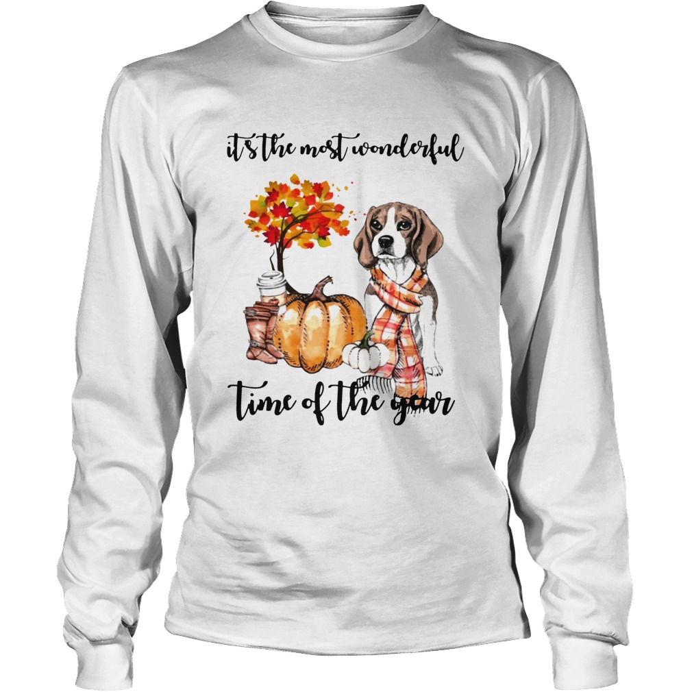 Halloween Beagle Its The Most Wonderful Time Of The Year Shirt LongSleeve