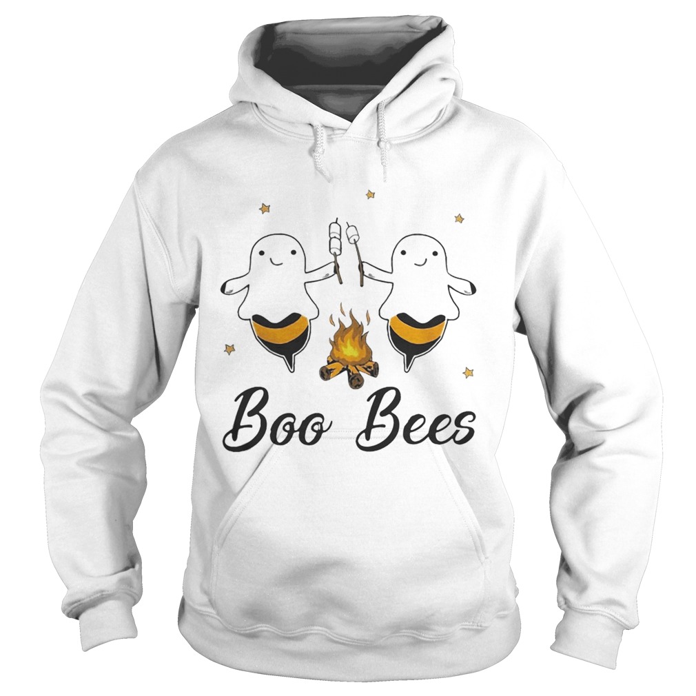 Halloween Camping Fire Ghost Boo Bees Shirt Hoodie