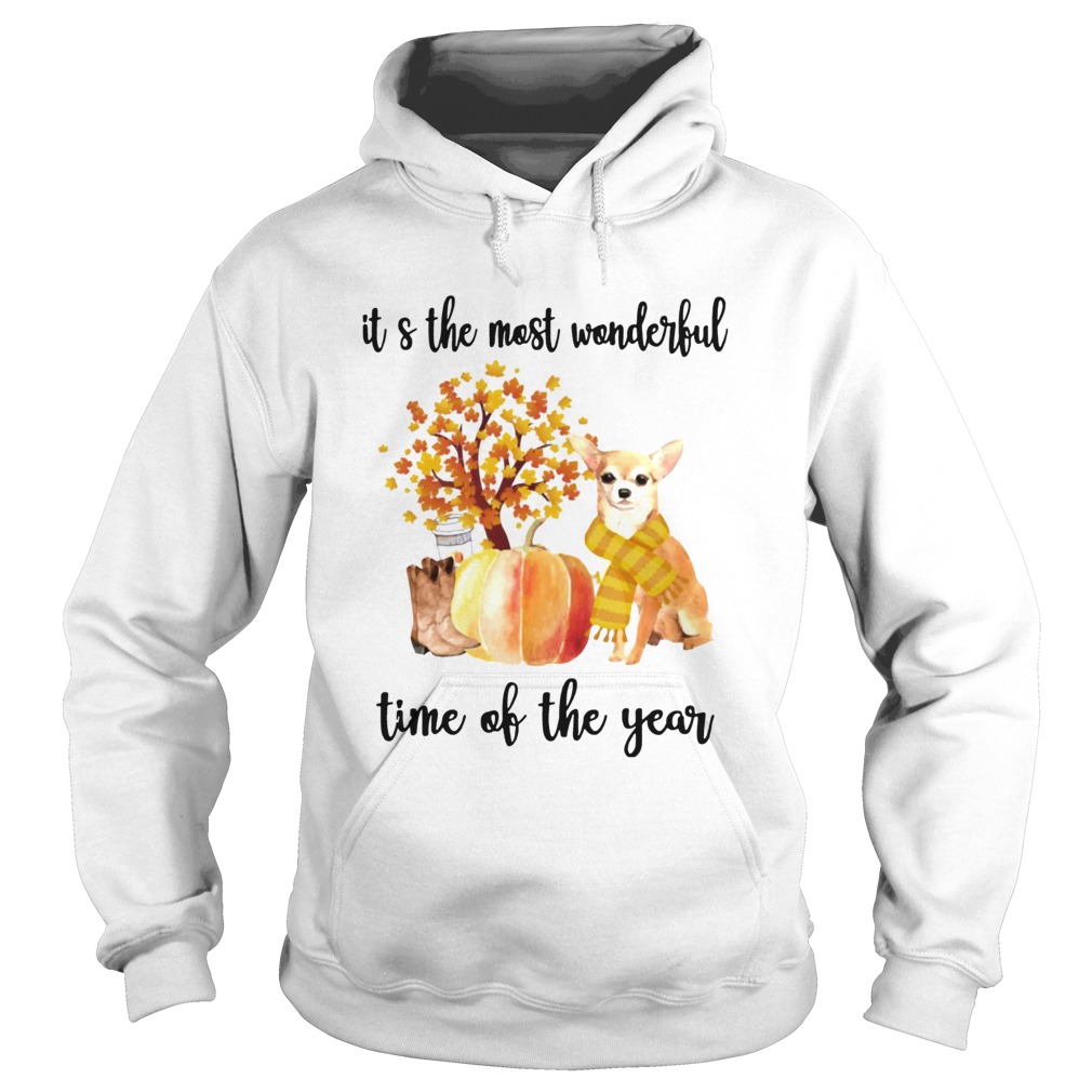 Halloween Chihuahua Its The Most Wonderful Time Of The Year Shirt Hoodie
