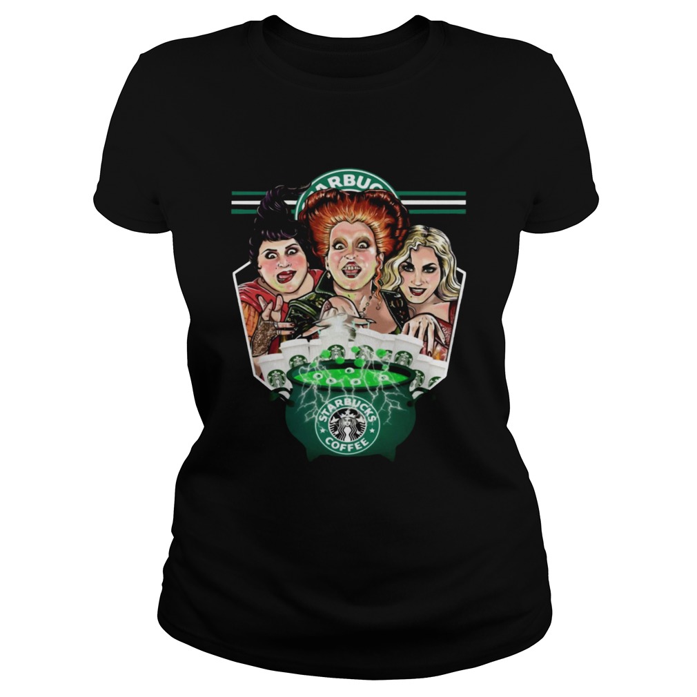 Halloween Hocus Pocus Starbucks Coffee Shirt Classic Ladies