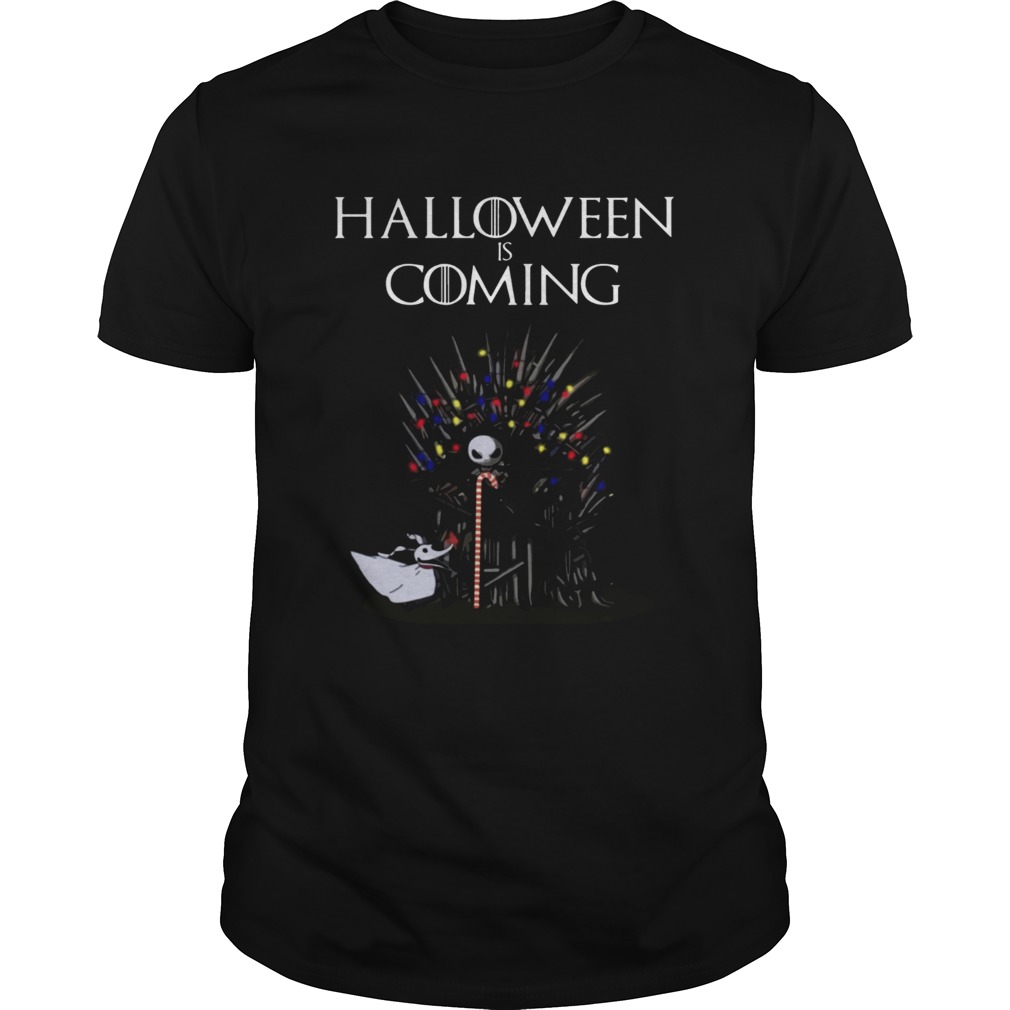 Halloween Is Coming Jack Skellington Game Of Thrones Shirt