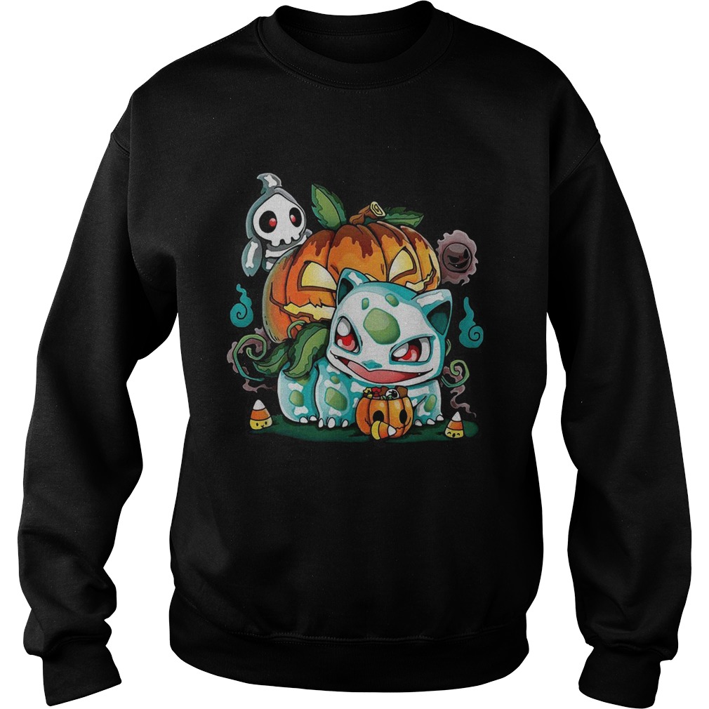Halloween Pokemon Bulbasaur Pumpkin Sweatshirt