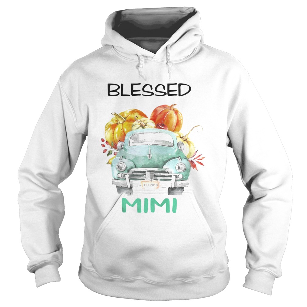 Halloween Women Mom Blessed Mimi Est 2019 TShirt Hoodie
