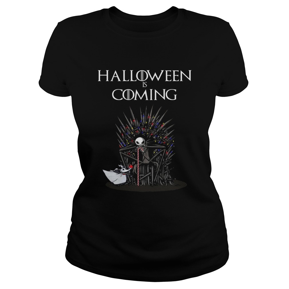 Halloween is coming Jack Skellington Throne Classic Ladies