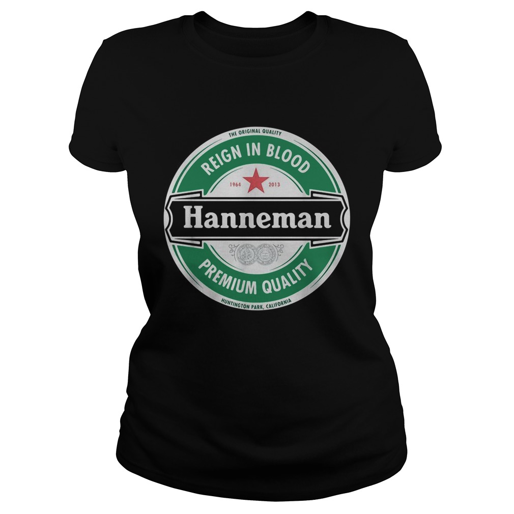 Hanneman Reign in Blood Jeff Hanneman Slayer Premium Quality Classic Ladies