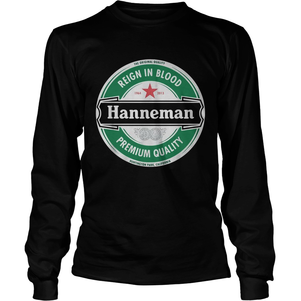 Hanneman Reign in Blood Jeff Hanneman Slayer Premium Quality LongSleeve