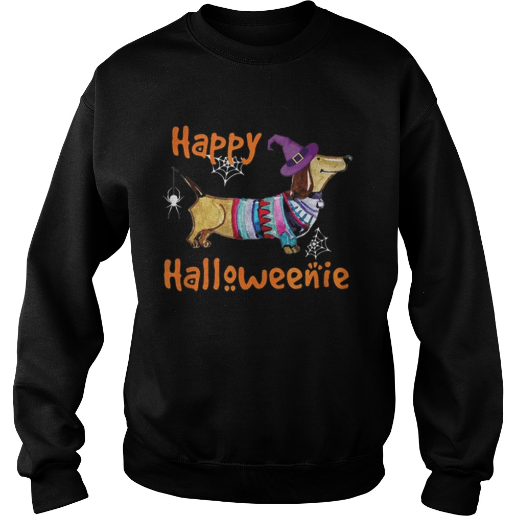Happy Halloweenie Dachshund Halloween Sweatshirt