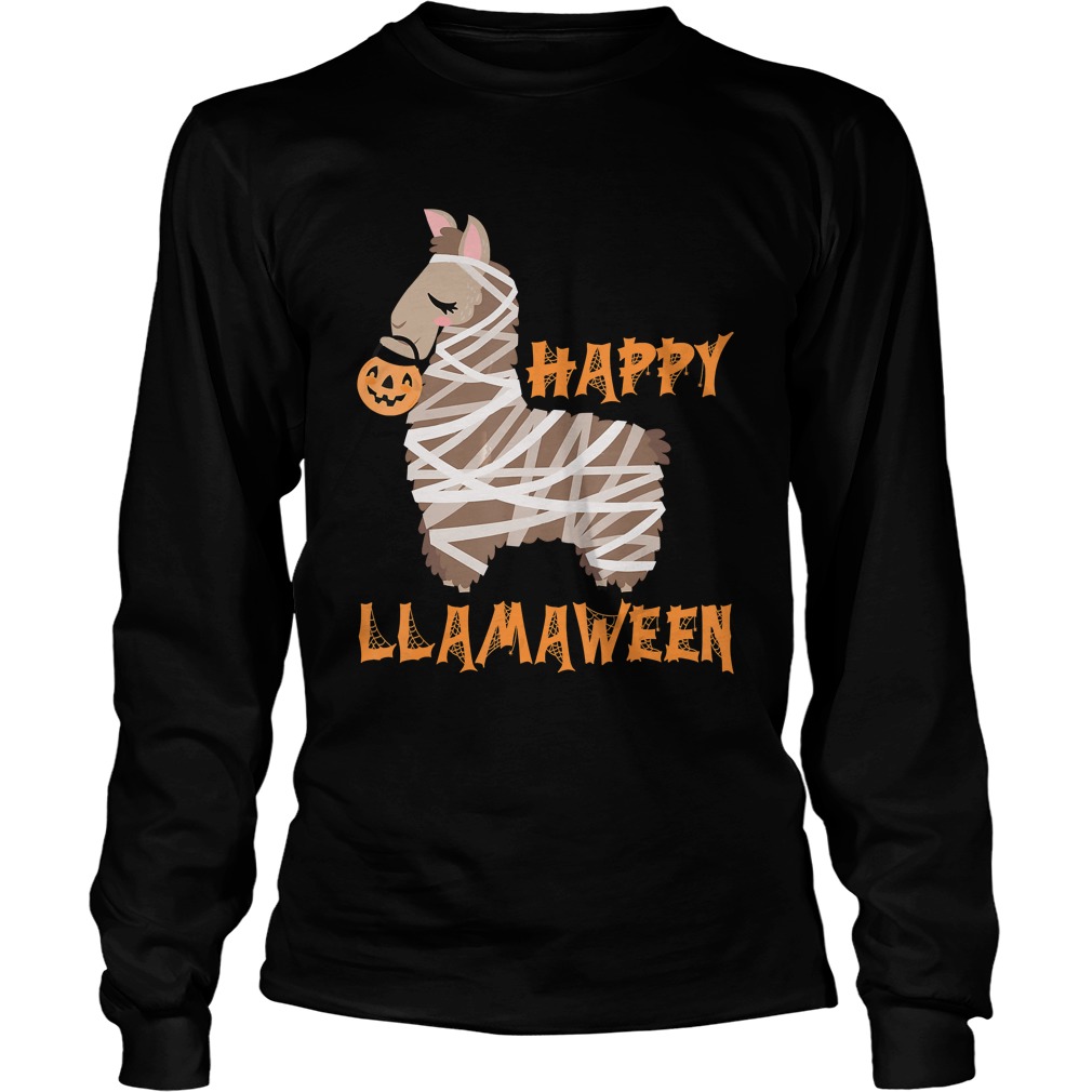 Happy Llamaween TShirt LongSleeve