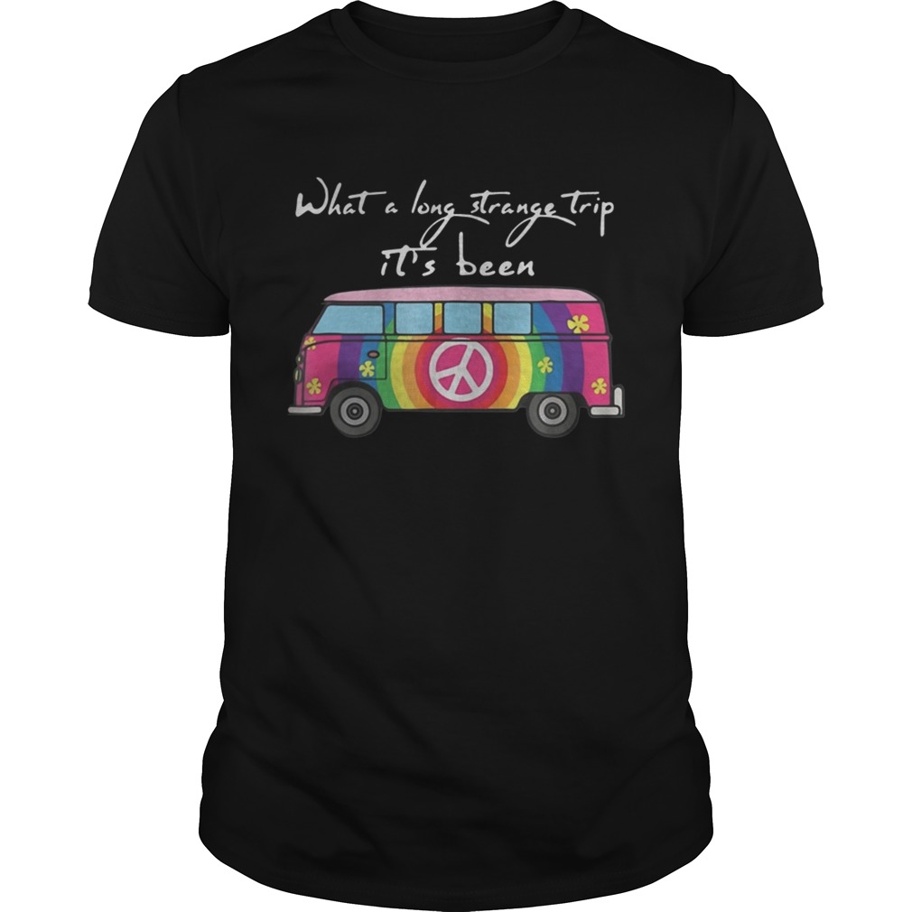 Hippie bus what a long strange trip its been shirt