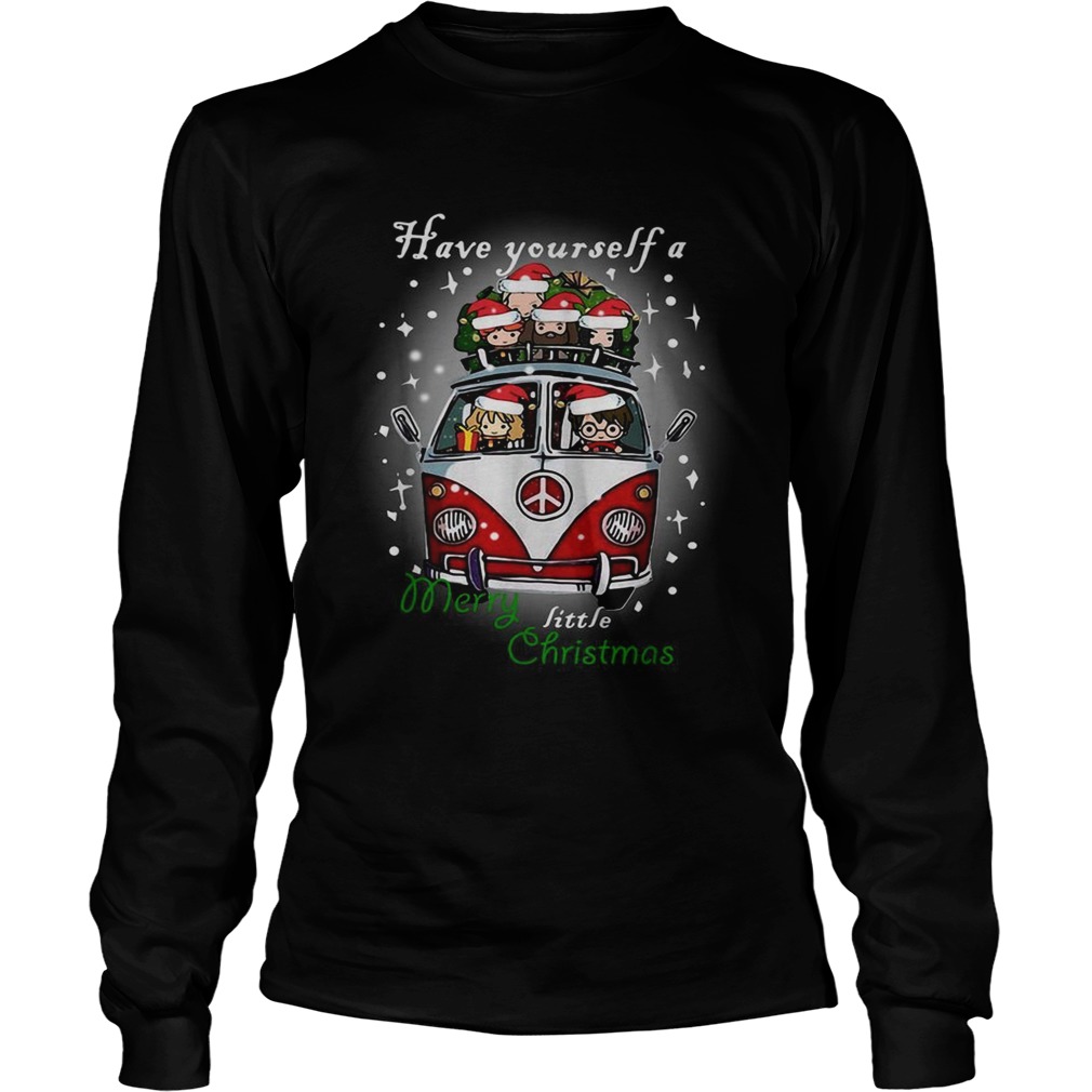 Hippie car Harry Potter have yourself a Merry little Christmas LongSleeve