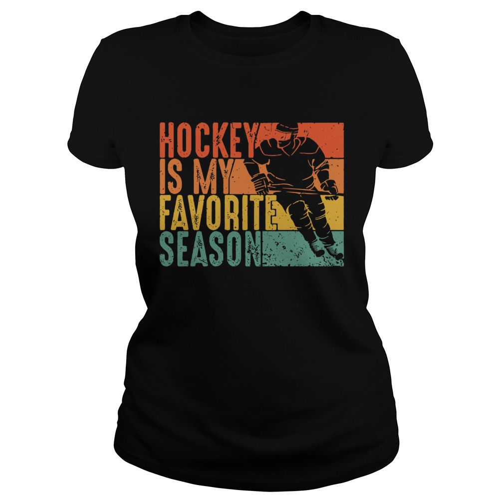 Hockey is my favorite season vintage Classic Ladies
