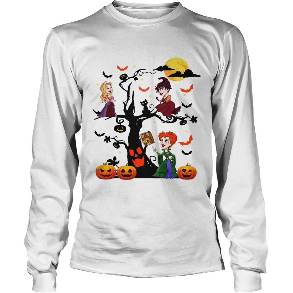 Hocus Tree Three Witches Pocus Shirt LongSleeve