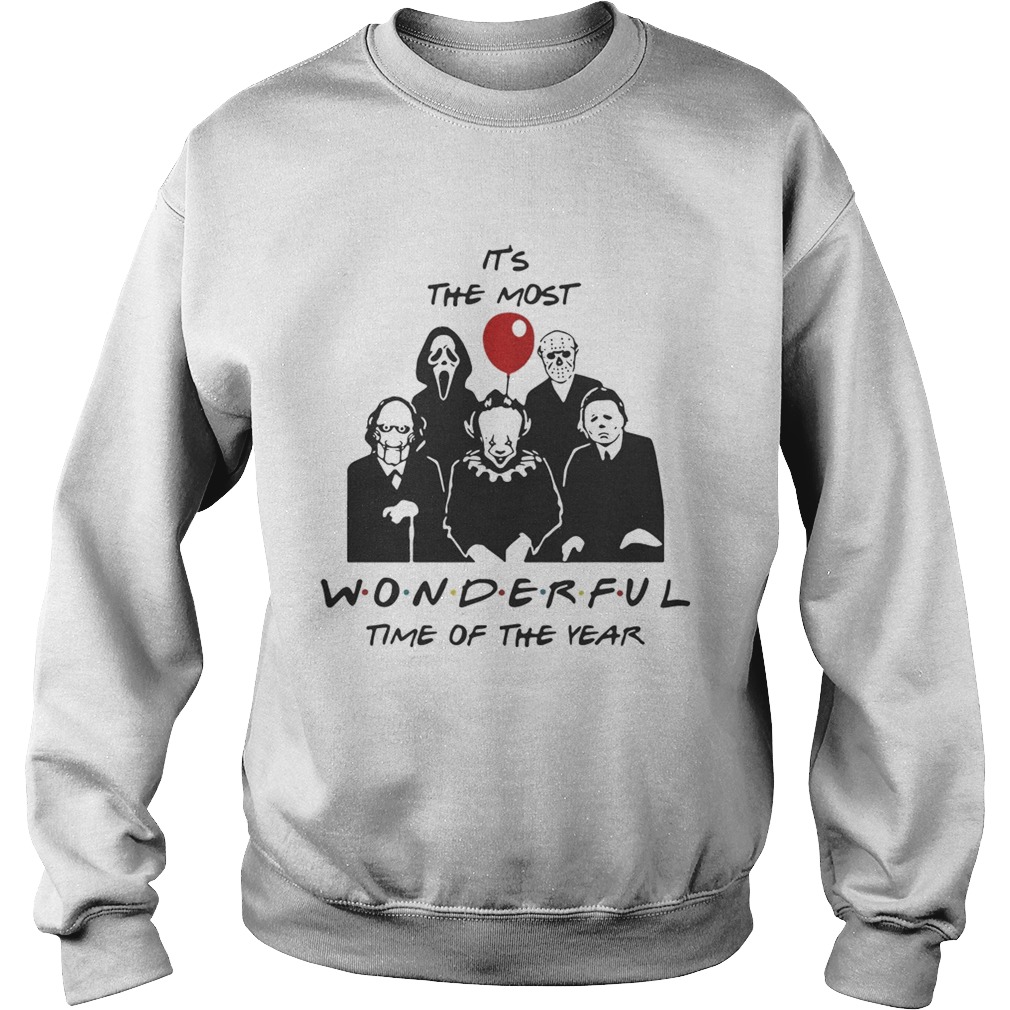 Horror characters its the most wonderful time of the year Sweatshirt