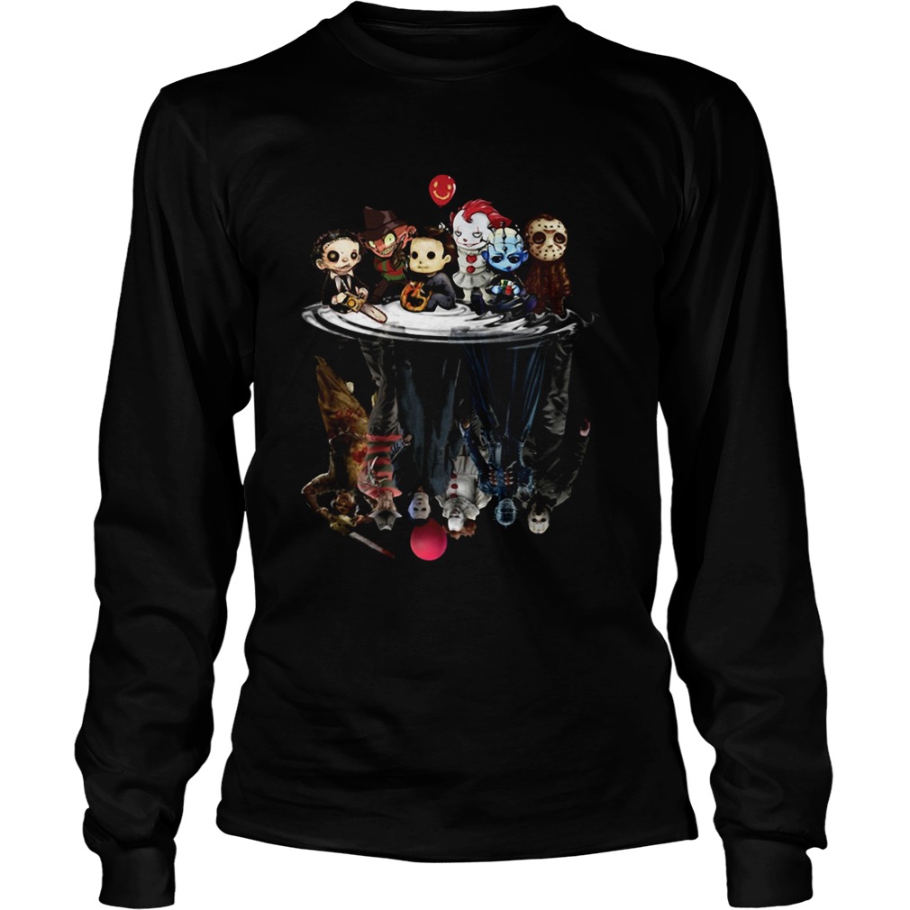 Horror characters movies water mirror reflection LongSleeve
