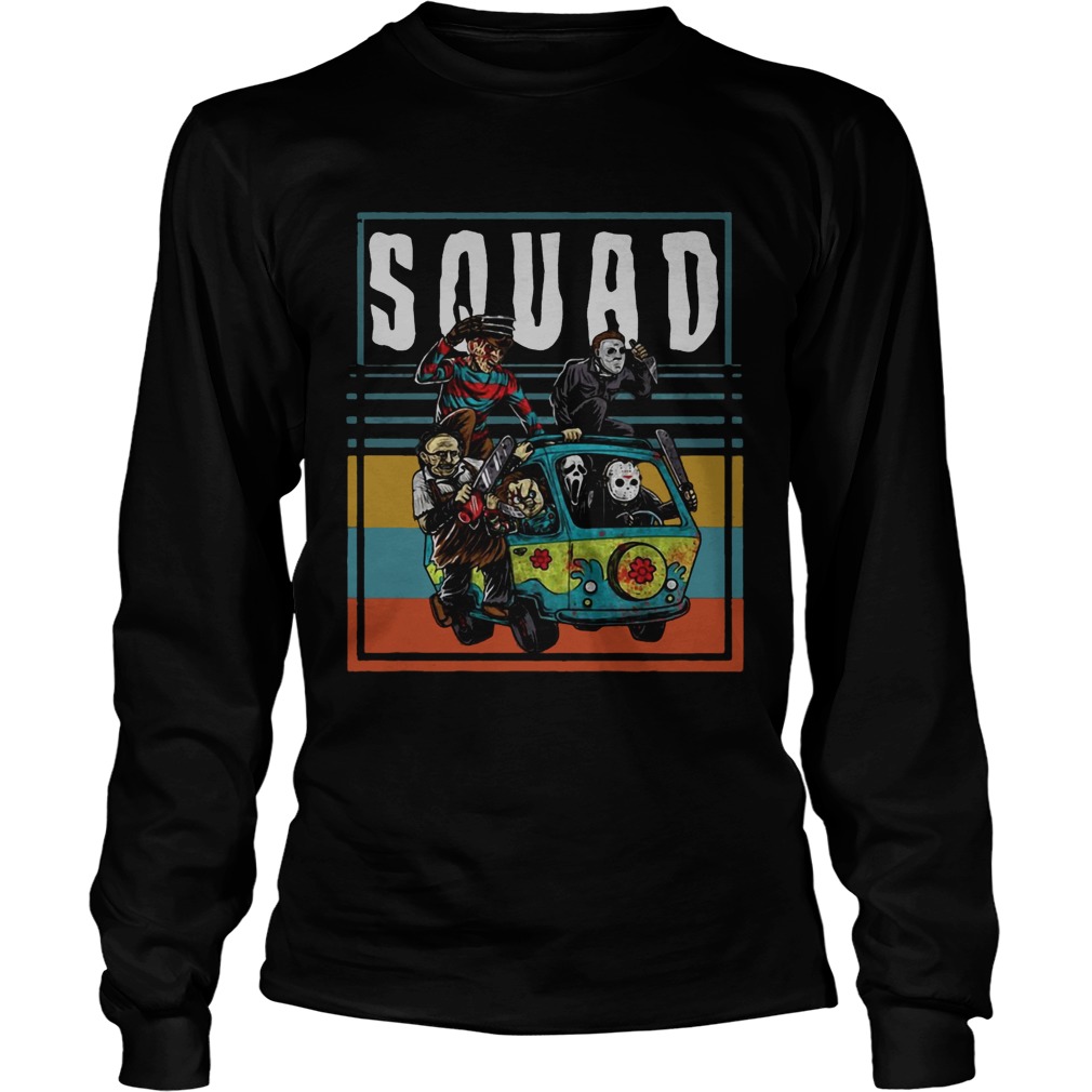Horror characters on the hippie van squad LongSleeve