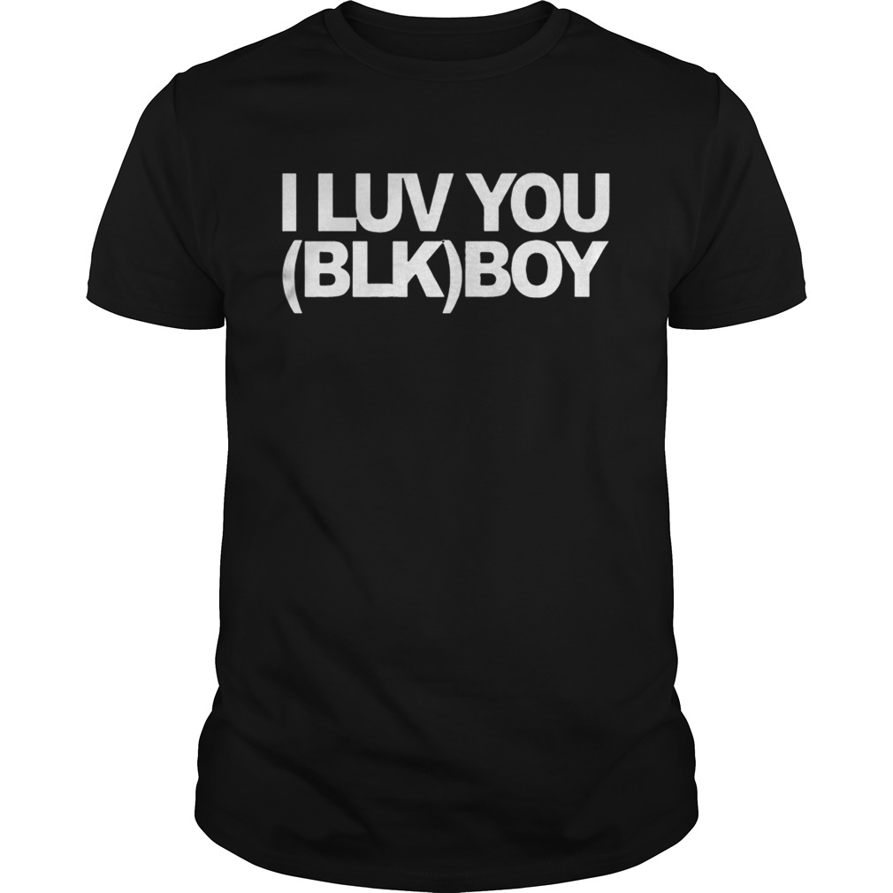 I luv You Blk Boy Tee shirt