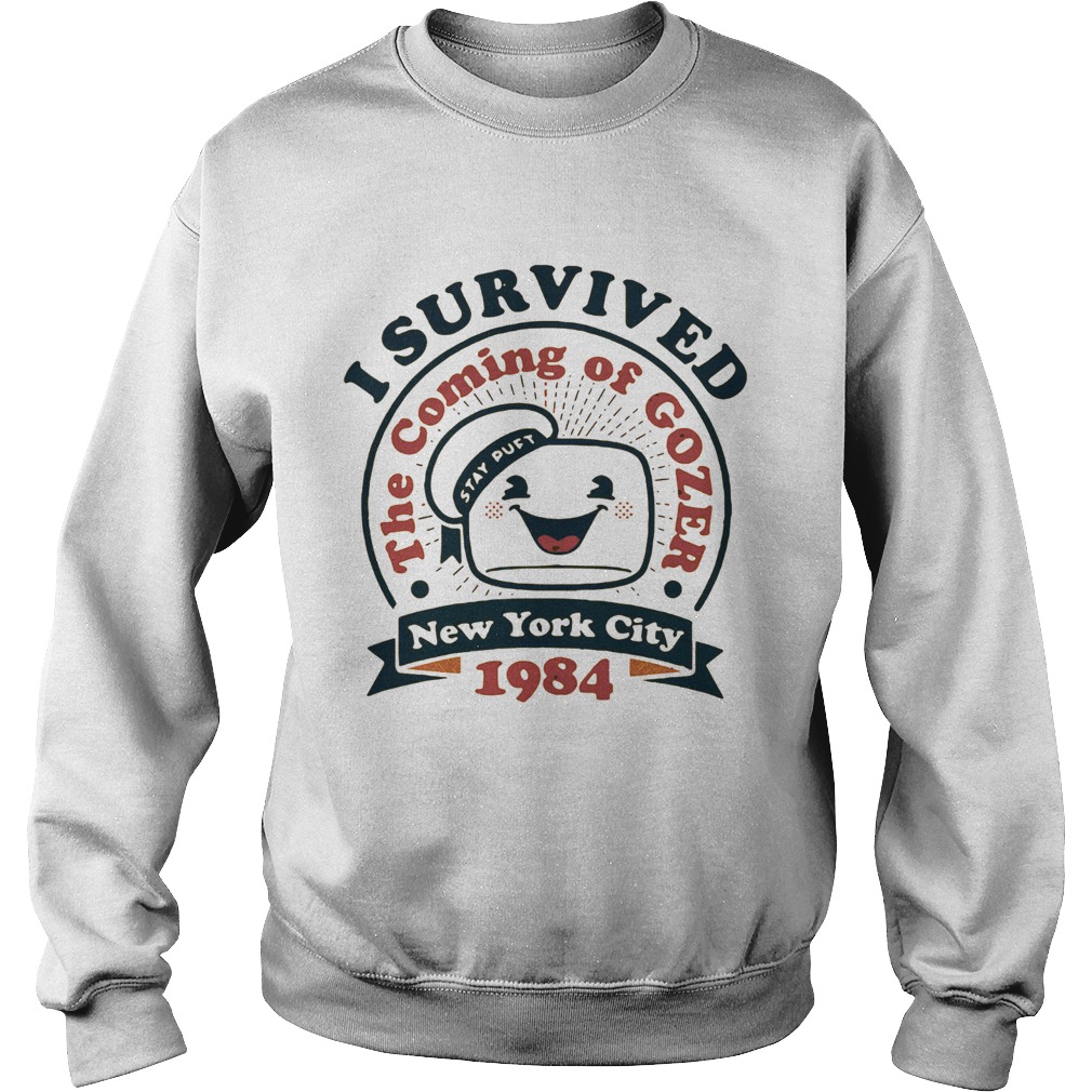 I survived the coming gozer New York city 1984 Sweatshirt