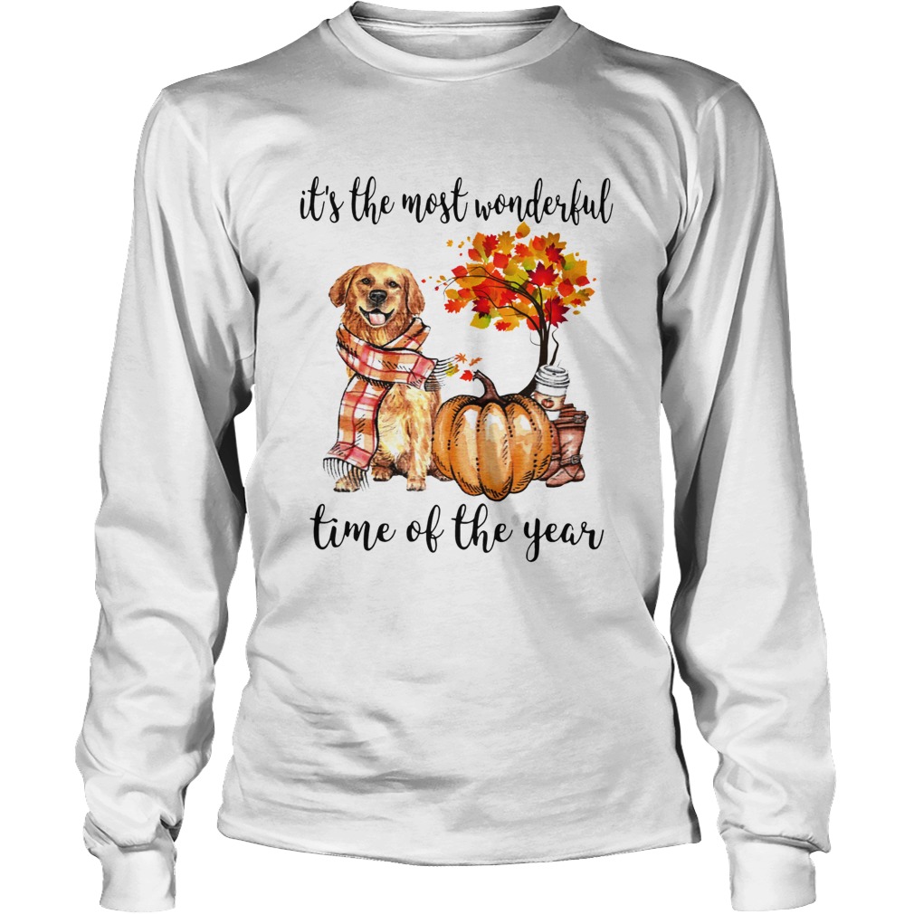 Its the most wonderful time of the year Dog Pumpkin LongSleeve