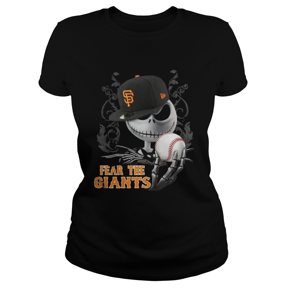 Jack Skellington Fear The San Francisco Giants Classic Ladies