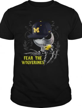 Jack Skellington Fear The Wolverines Shirt