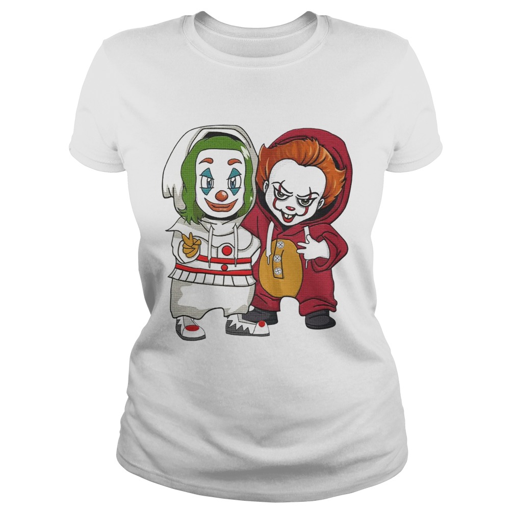 Joker and Pennywise friends Classic Ladies